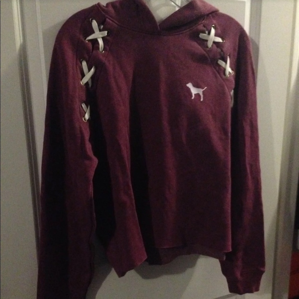 Victoria Secret Pink Crop Hoodie